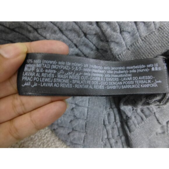 Massimo Dutti Silk Blend, Cable Knit Vest Top (Size M) - Picture 7 of 12